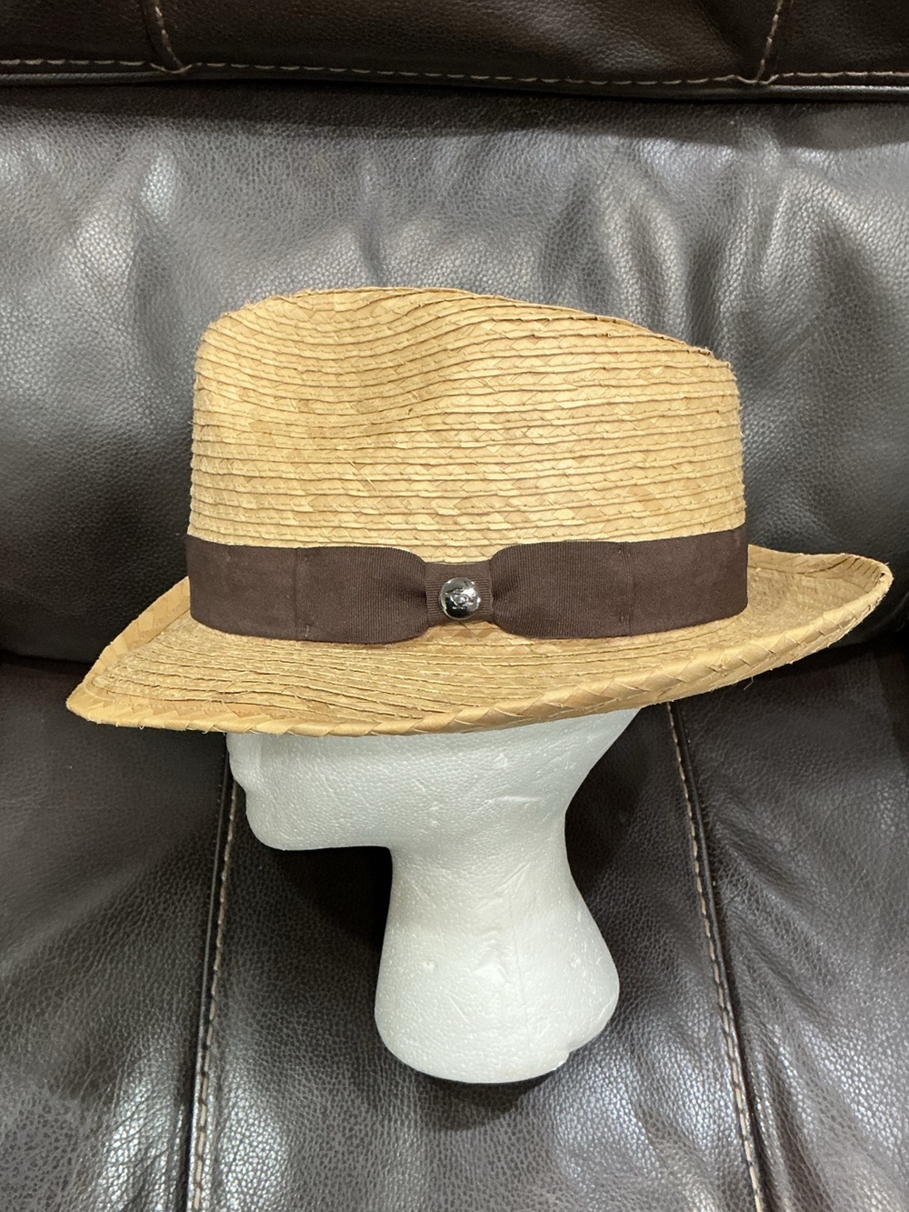Peter Grimm True Character Straw Fedora Hat